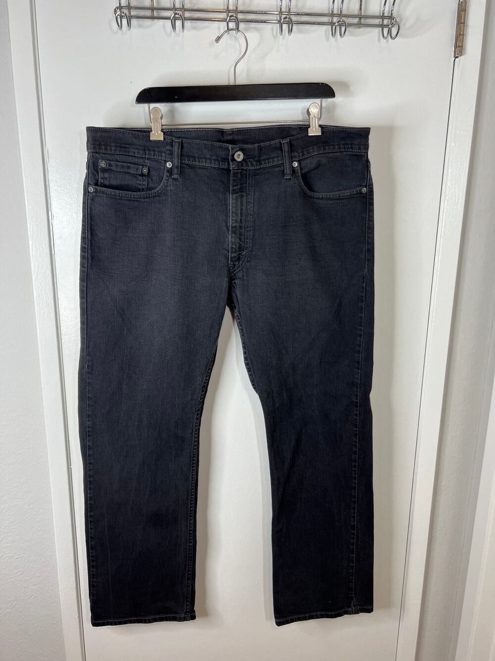 Levi's 514 Men's Slim Straight Silver Tab Jeans Black ~ Size 40x32